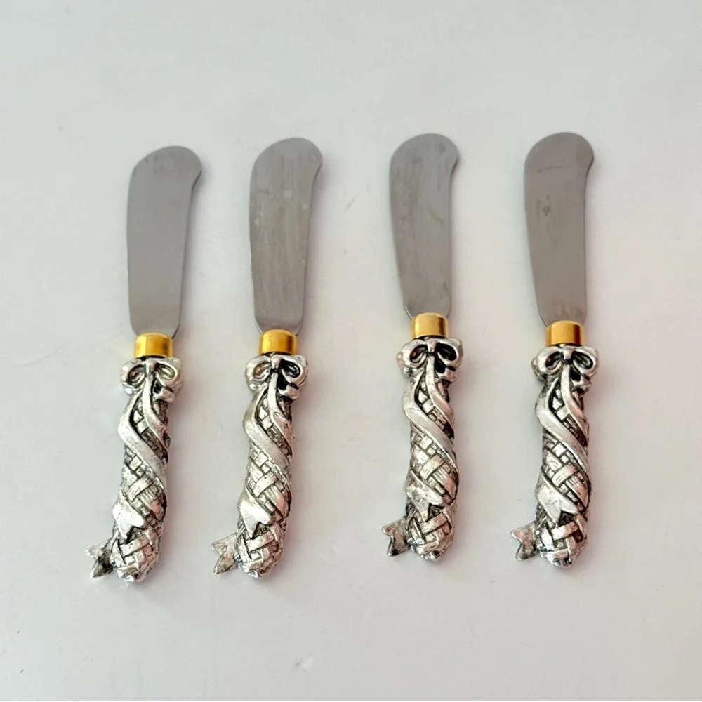 Vintage Arthur Court Weave Spreaders set of 4